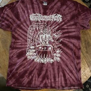 Men's L gatecreeper custom tie dye shirt